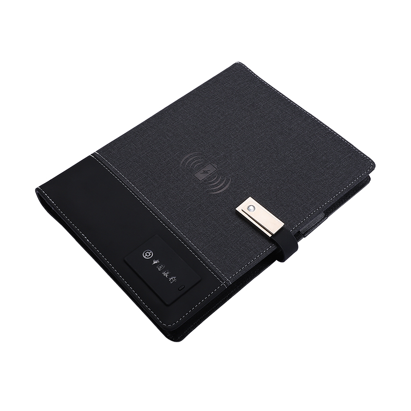 Power Bank Notebook Wireless Charger 16G USB Flash Drive With Led Light Logo