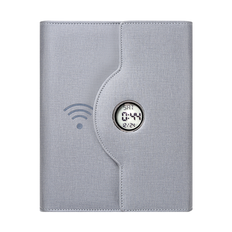 E3 All-in-one Notebook Wireless Power Bank With Clock Display 