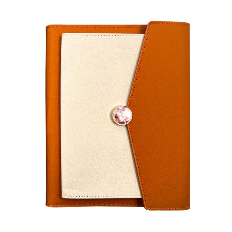 Wireless Charger Notebook with Phone Pocket